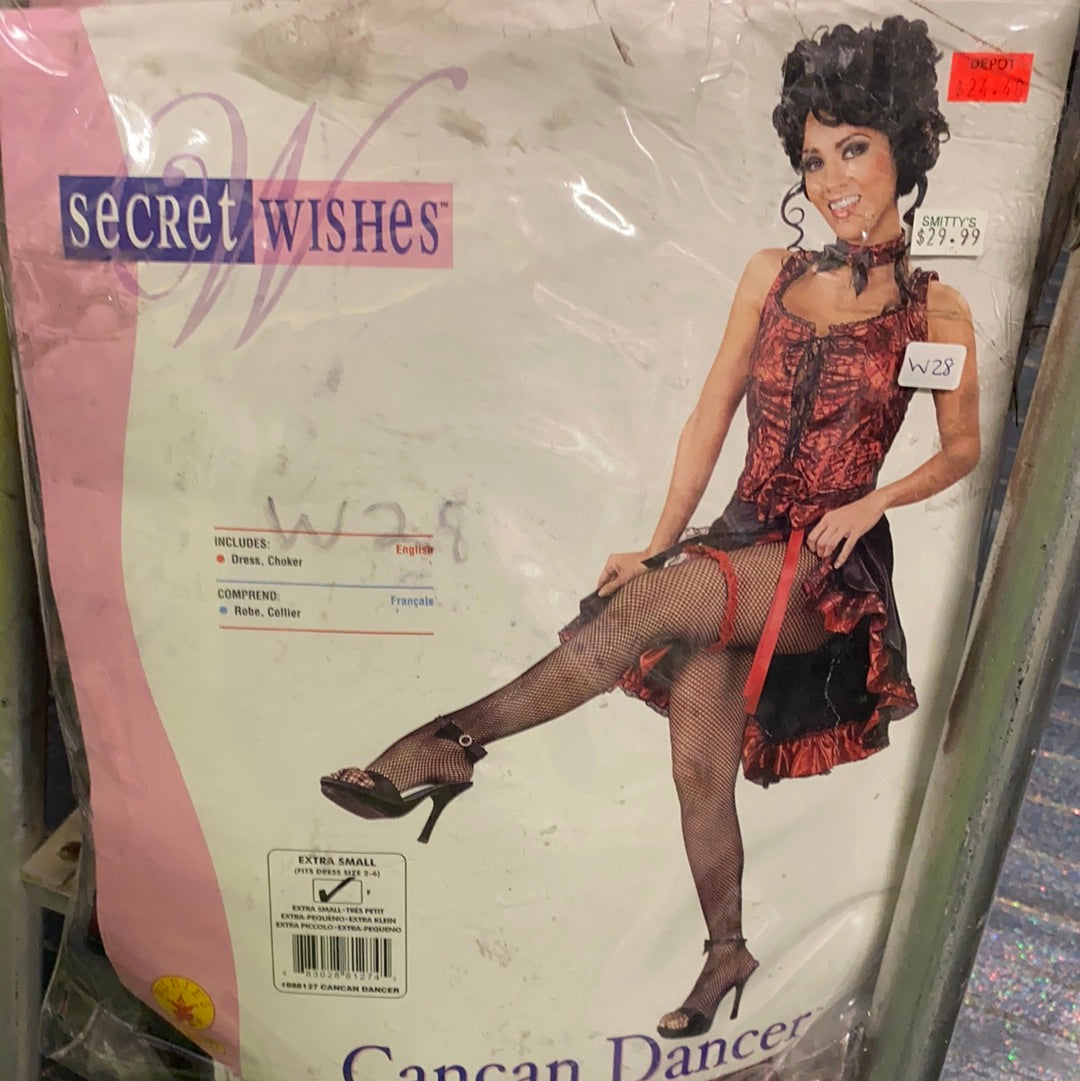 Secret Wishes Women's Cancan Dancer Adult Costume