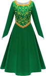 Fiona Green Medieval dress Shrek costume adult Large/extra large