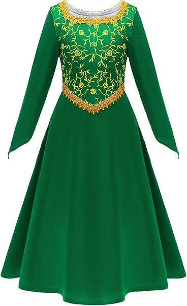 Fiona Green Medieval dress Shrek costume adult Large/extra large