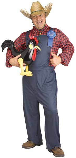 Fun World BRAGGART FARMER ADULT COSTUME