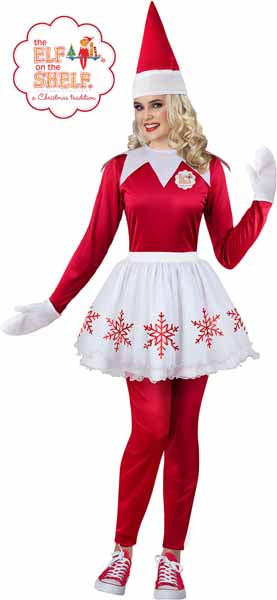 Elf on a Shelf Ladies Costume size large