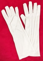 Halco Santa Suits LONG NYLON WHITE GLOVES