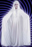 Fun World 68" WHITE CAPE WITH HOOD