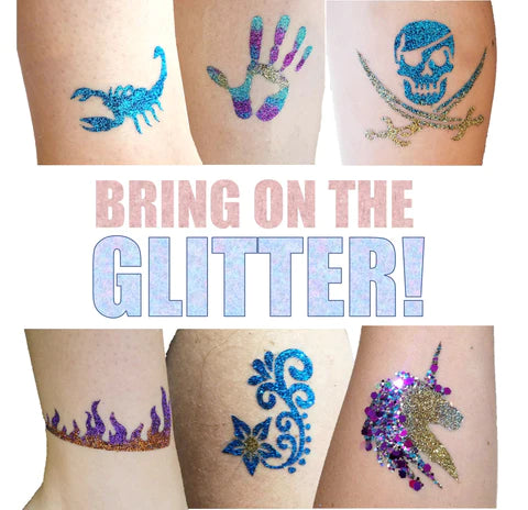 Glitter Tattoos for your kids party! — Melinda's Children's Parties