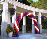 Spiral Balloon Arch priced per foot